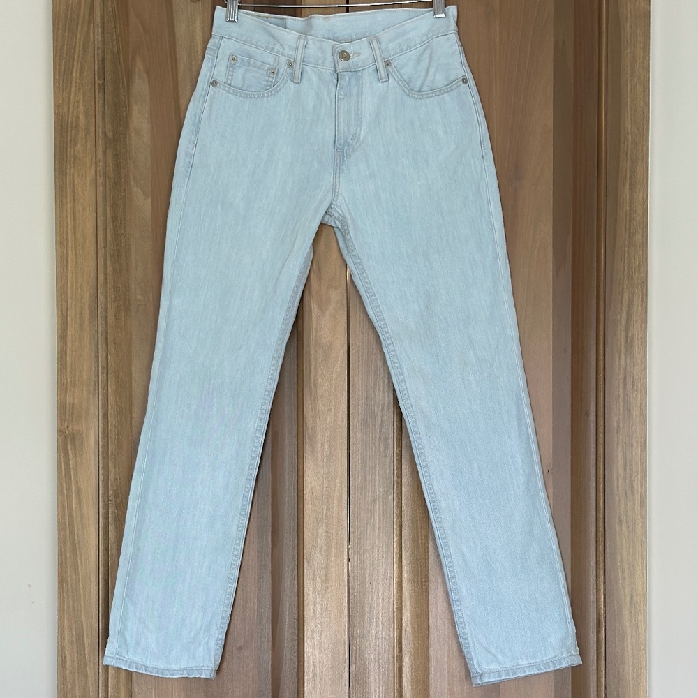 Levi's Sky Blue Straight Leg Jeans